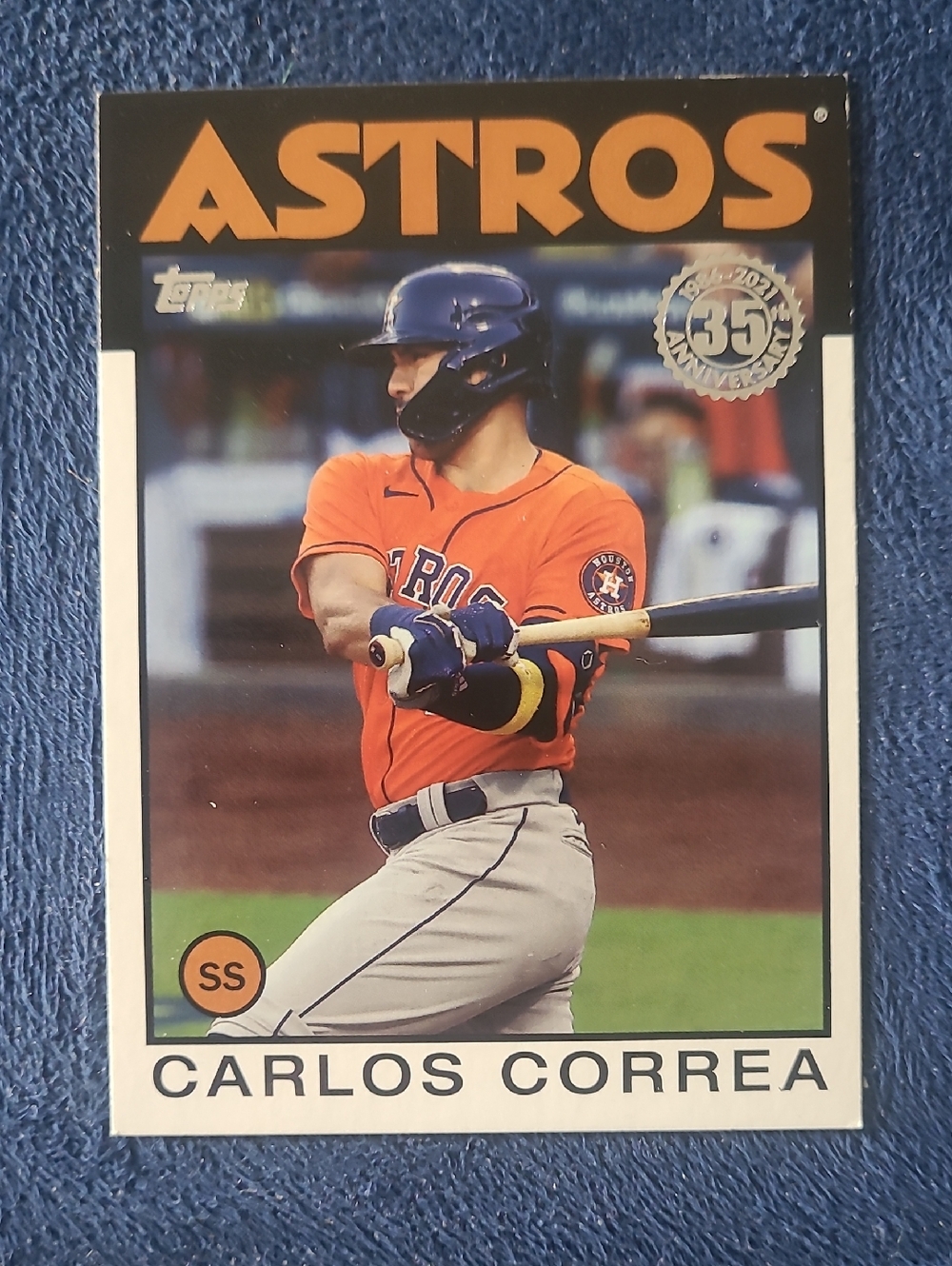 Topps Astros Carlos Correa 2021 Topos 35th Anniversary